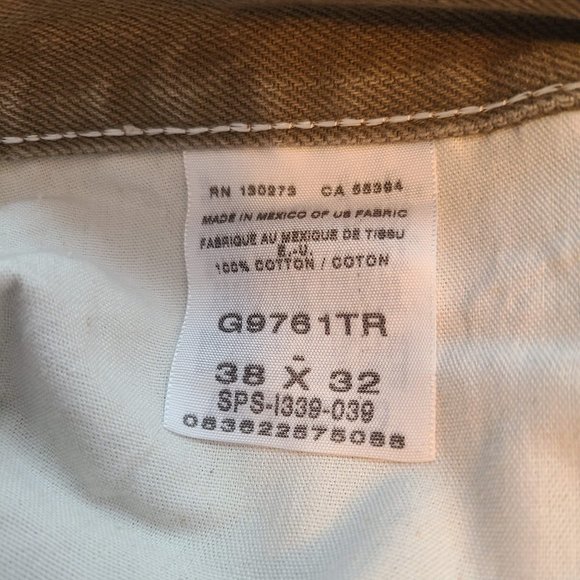 Wrangler Jeans, Men's 38x32, Khaki - NWOT - Picture 2 of 8
